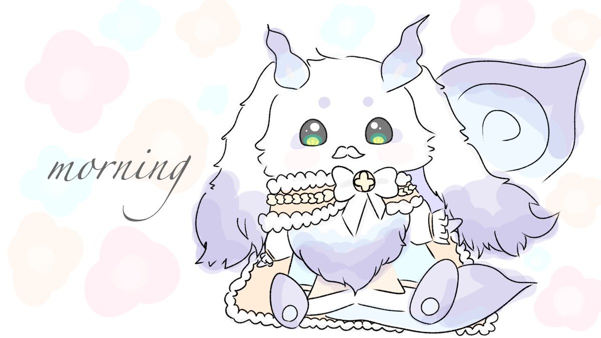 るんるん 冬毛のちょまが可愛すぎて 今日ずっとちょま描いてる🥨 #ルンルン新