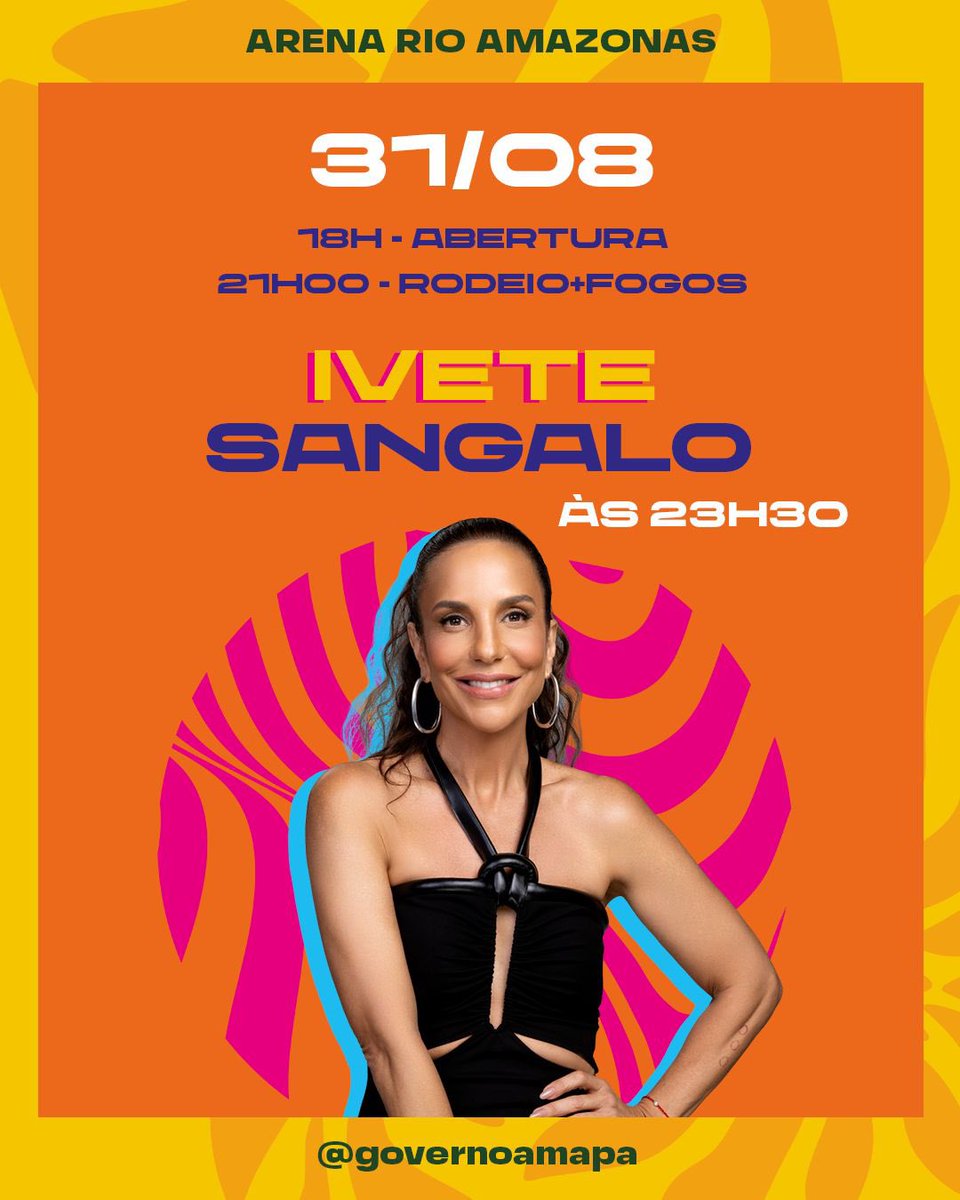 governodoamapa's tweet image. 👀 Foi aqui que pediram os horários dos shows nacionais?

A 54ª Expofeira começa hoje e vai movimentar o Amapá inteiro! Arrasta pro lado pra ver a programação completa de 30 de agosto e 7 de setembro! ⏰🎶

#Programação #54Expofeira #GovernoDoAmapá