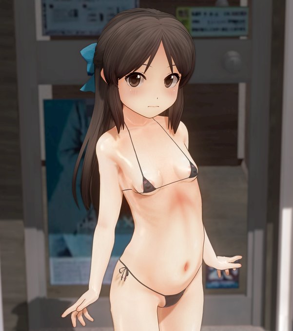 ありすの髪テクスチャも固定色で塗り直した。
blender自動生成の陰影と違ってアナログ感が良いね∧(川ヮO)∧ 