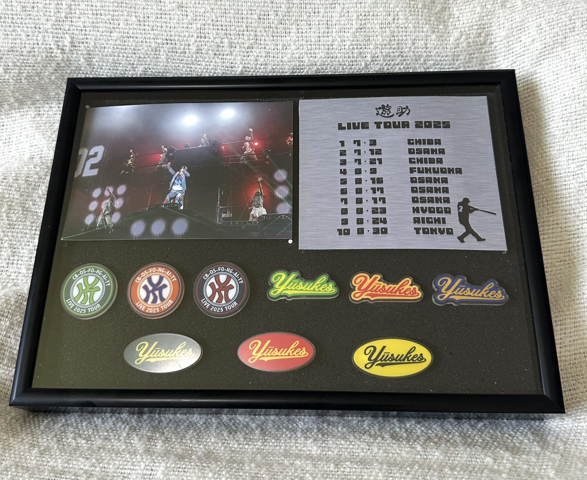 Yusukes Tシャツ型ペンライト 3個セット 2025年　遊助ライブ 遊助 LIVE TOUR 2025』OFFICIAL GOODS 販売決定！&先行物販開始