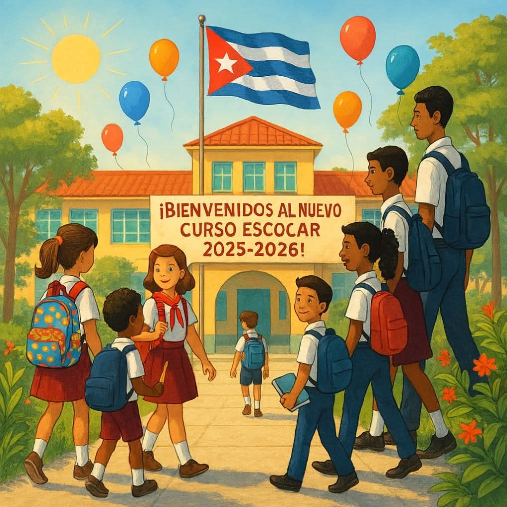 Familia cubana este 1 de septiembre se inicia el curso escolar,nos vemos temprano.
#TrabajadoresProtagonistas #PorCamagueyTodo