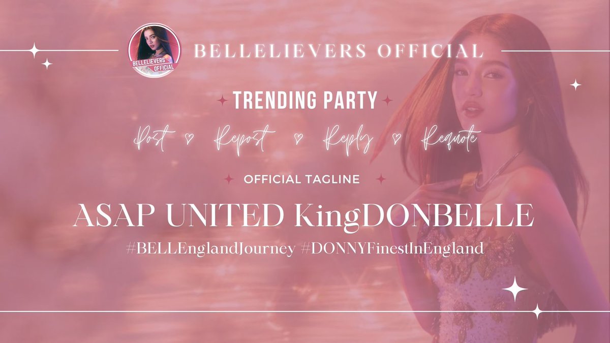 Belle brings her light to the global stage. Don’t miss her dazzling performances in ASAP England! ✨

Show your excitement using our official tags:

ASAP UNITED KingDONBELLE

#BELLEnglandJourney
#DONNYFinestInEngland