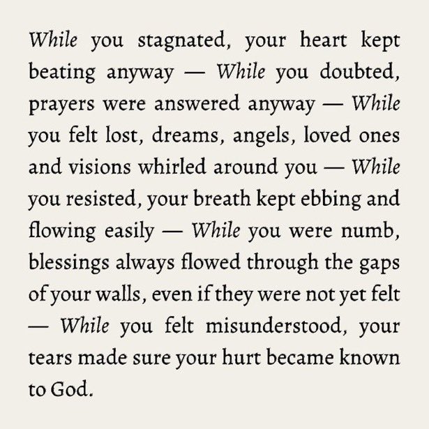While you