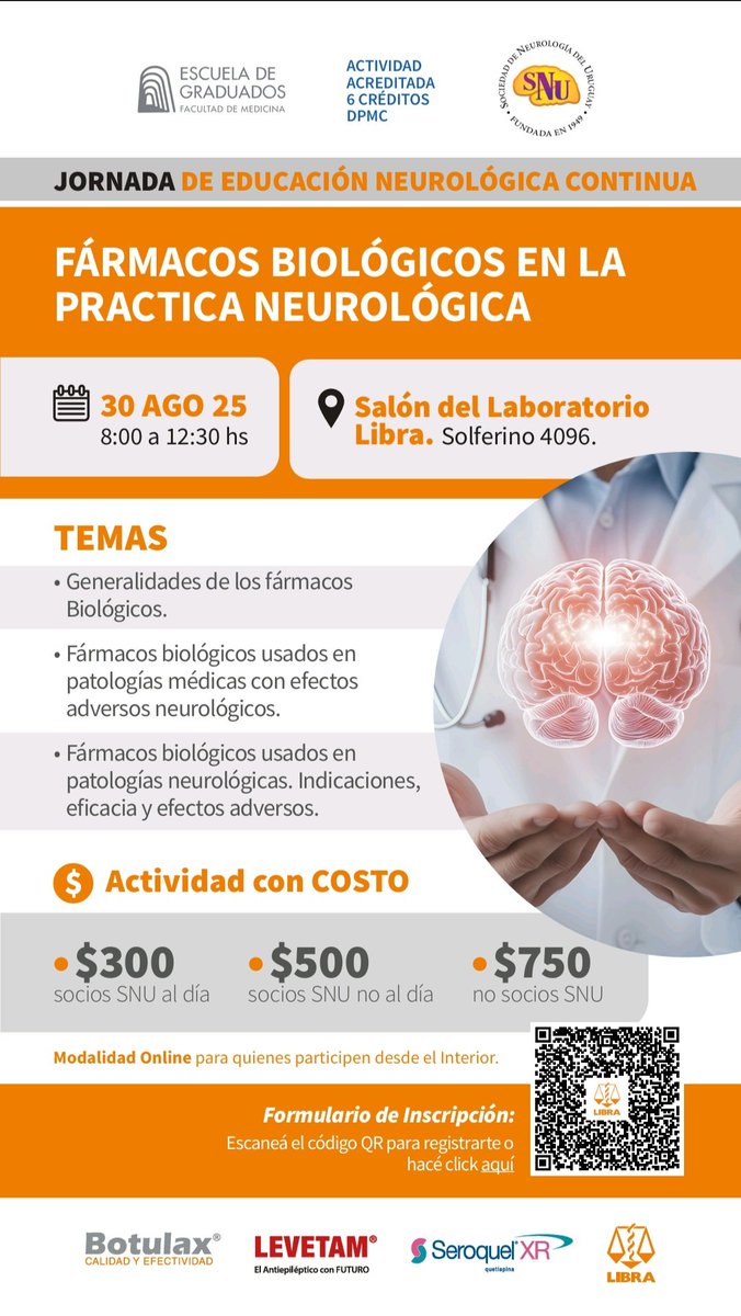 Sociedad de Neurologia del Uruguay (SNU) tweet media