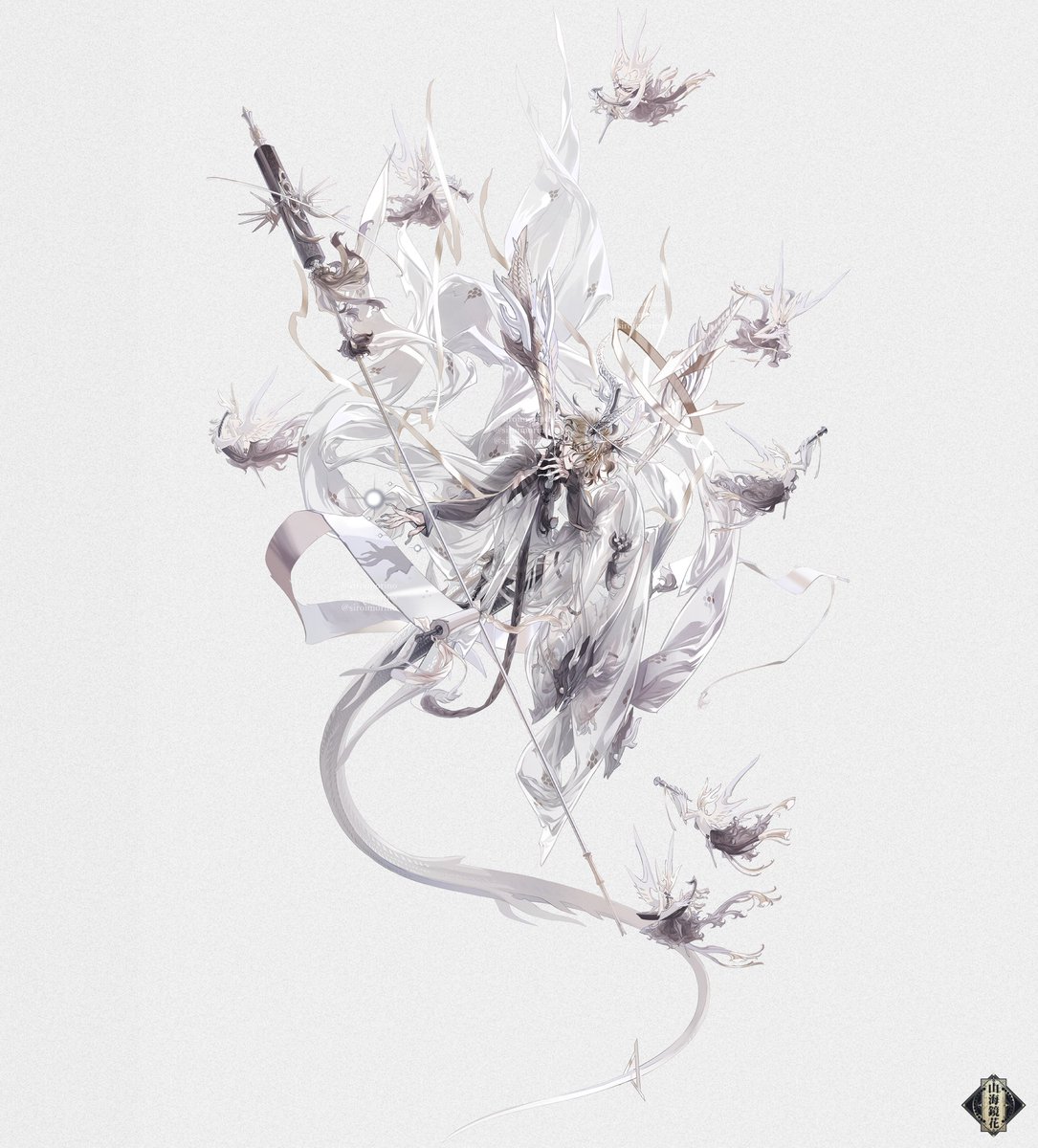 siroimorino's tweet image. 山海镜花/「麒」