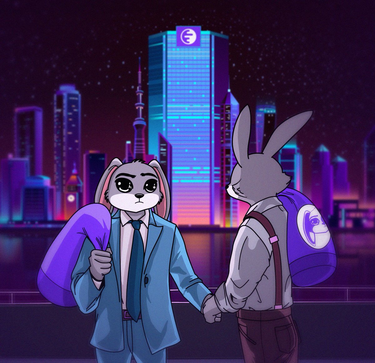 When <a href="/inkonchain/">ink</a> follows the InkBunnies.. 🐰

You know the city lights just got brighter. 

The legend is only getting started! 💜