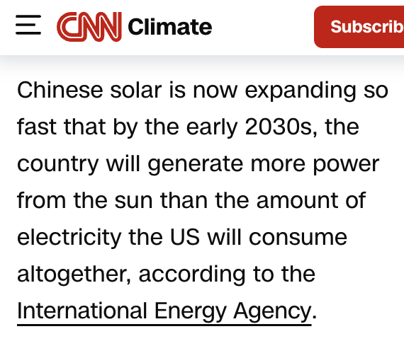 A massive leap toward clean energy dominance &amp; climate leadership. 🚀
#RenewableEnergy #ClimateAction