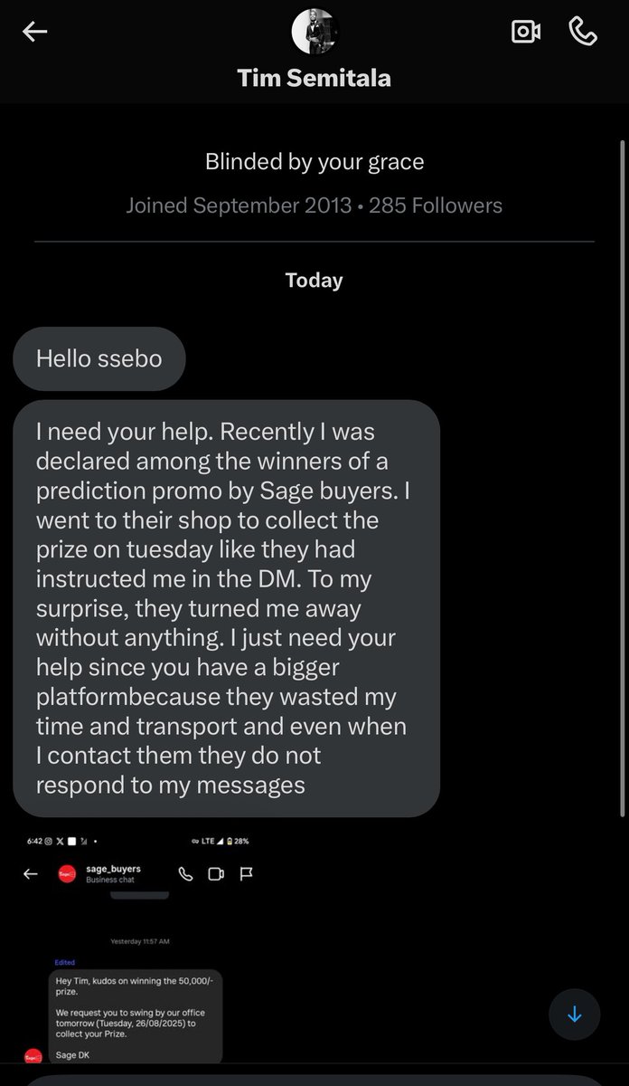 SourceGarland's tweet image. Hello @sagebuyer someone out here complaining about your services👀..