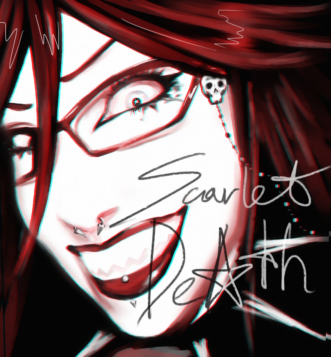 За то время, как имя Scarlet Death стало моим художественным псевдонимом ещё ни разу не нарисовала того, кому я за это имя обязана. Надо исправляться 🫀

#grellsutcliff #kuroshitsuji #blackbutler #artistsontwitter