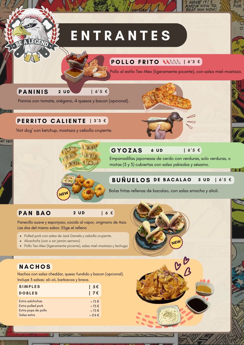 ✌️ ¡Nueva carta! 🍜