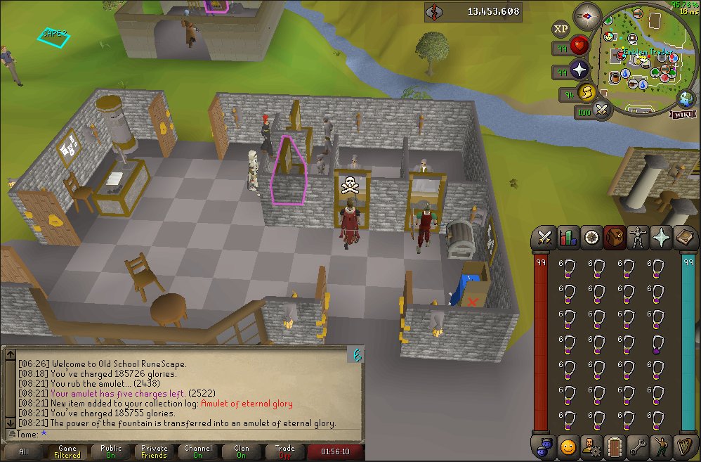 TameOSRS's tweet photo. Eternal Glory at 185,755 (since tracker, >190k total)
By far the least fun grind I've ever done. https://t.co/lCebgcFFRi