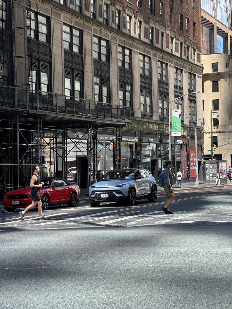 Fisker Ocean in NYC.