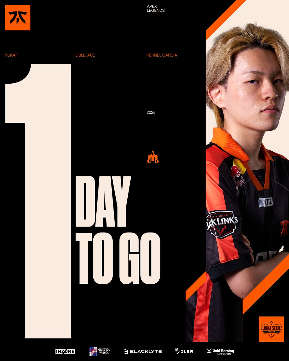 FNATIC_JP's tweet photo. 最後に笑うのは俺たちだ。

ALGS Year5 Split2 Pro League明日開幕。
#FNCWIN https://t.co/aU5M3JYXv1
