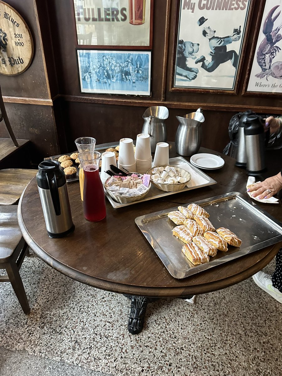 Scenes from a Saturday morning at <a href="/britspubmpls/">Brit's Pub</a>.