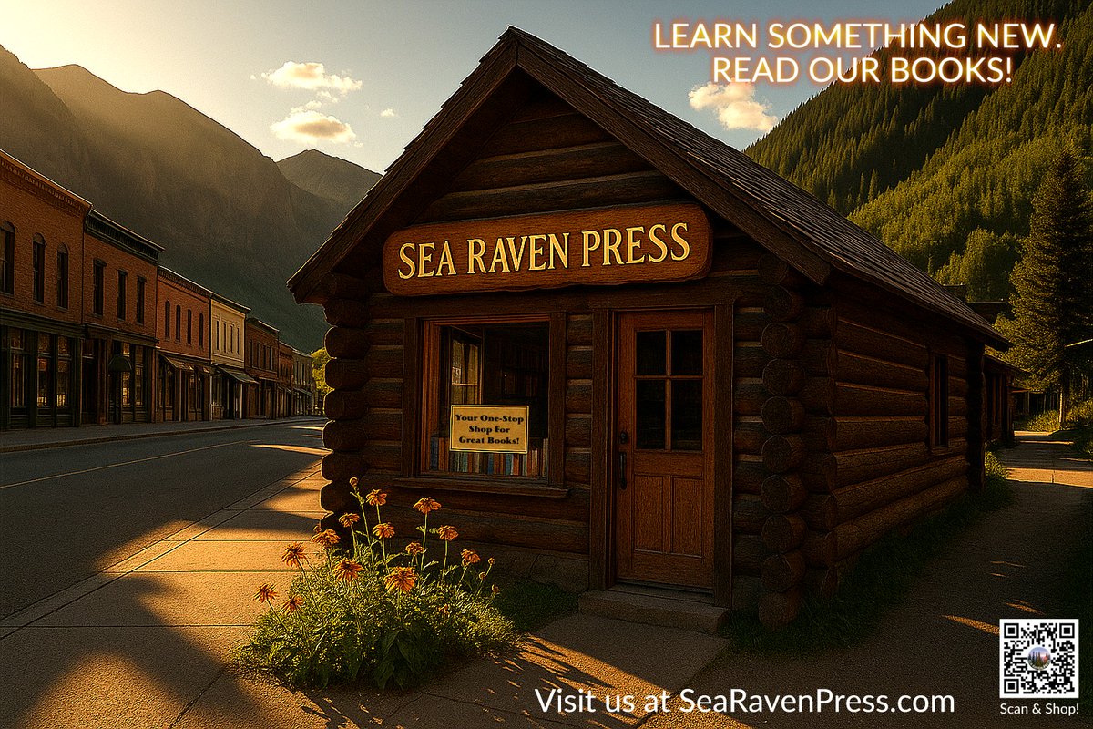 Learn something new. Read our books! Real history matters @ SeaRavenPress.com Artisan-Crafted Books &amp; Merch From the Rocky Mountains. #EvidenceBasedHistory #BooksForFreeThinkers #IndiePublisher #Biography #Politics #Science #Spirituality #Nature #Paranormal #Cryptozoology