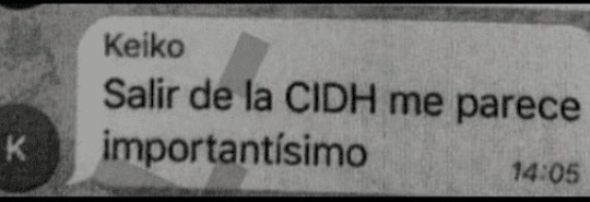 Un idi0ta al ver que Dina Boluarte quiere sacar al Perú de la CIDH: "ahora estos zurdos dirán que Keiko Fujimori está detrás".
- LITERALMENTE KEIKO FUJIMORI EN EL 2018: