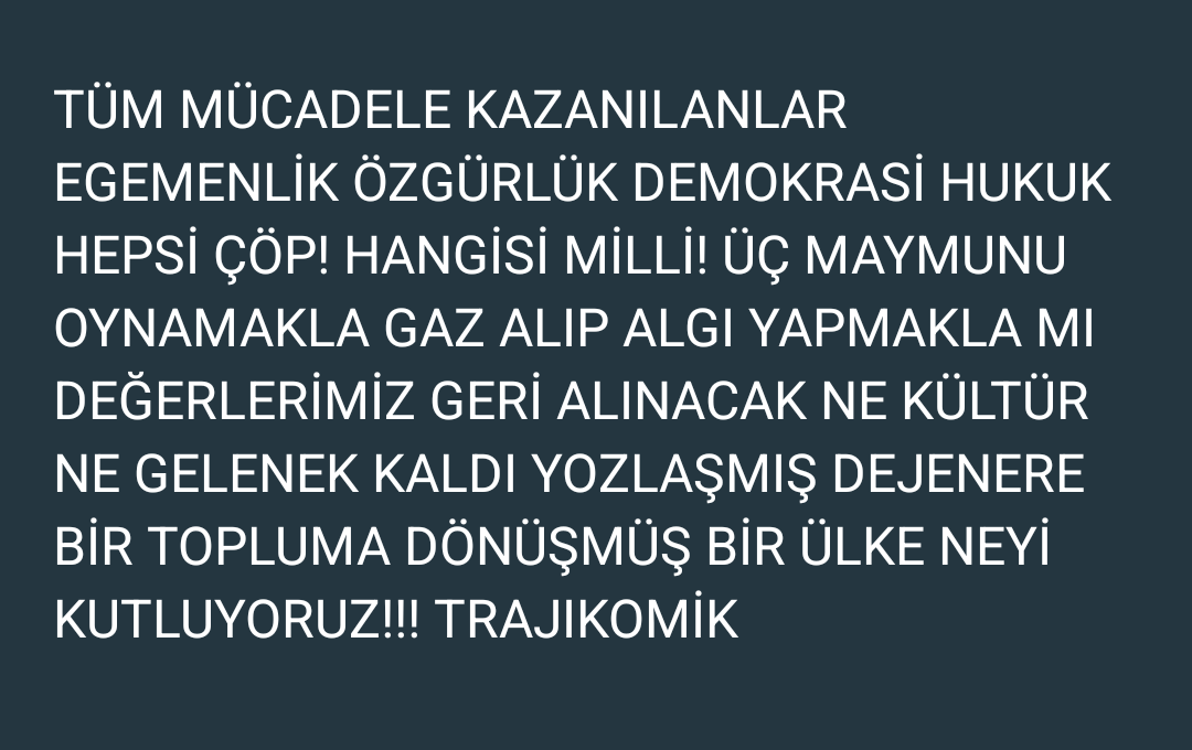 pera877's tweet photo. #30ağustoszaferi #OtuzAğustosZaferBayramı #ZaferBayramı #bayram #HainsizTürkiye #Hain #defol #işgal #ADALET #cumartesi https://t.co/okiTjaGxpv