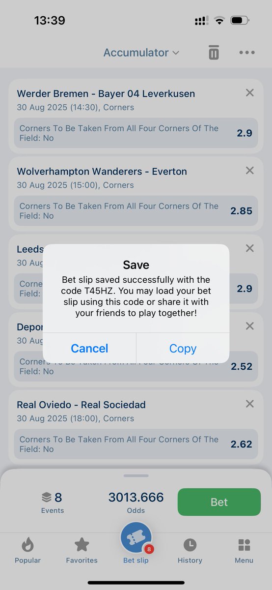 ⚽ ACCA on 1XBET

439 odds: BPSGZ
3K odds: T45HZ

Register here: cropped.link/sportk3651
Use promo code: sportk365

*Code invalid? Load code via web or load code before login*