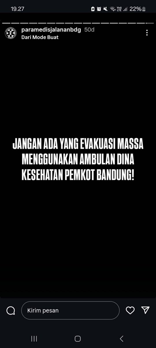 barengwarga's tweet image. Jangan evakuasi massa pakai ambulans Dinkes Pemkot Bandung. Tandain, barudak!

#ResetIndonesia