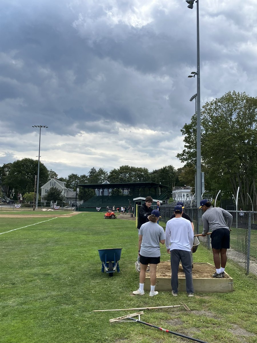 Getting Leary ready for opening day next weekend! Come support the Herons as we re-establish college baseball on the Seacoast