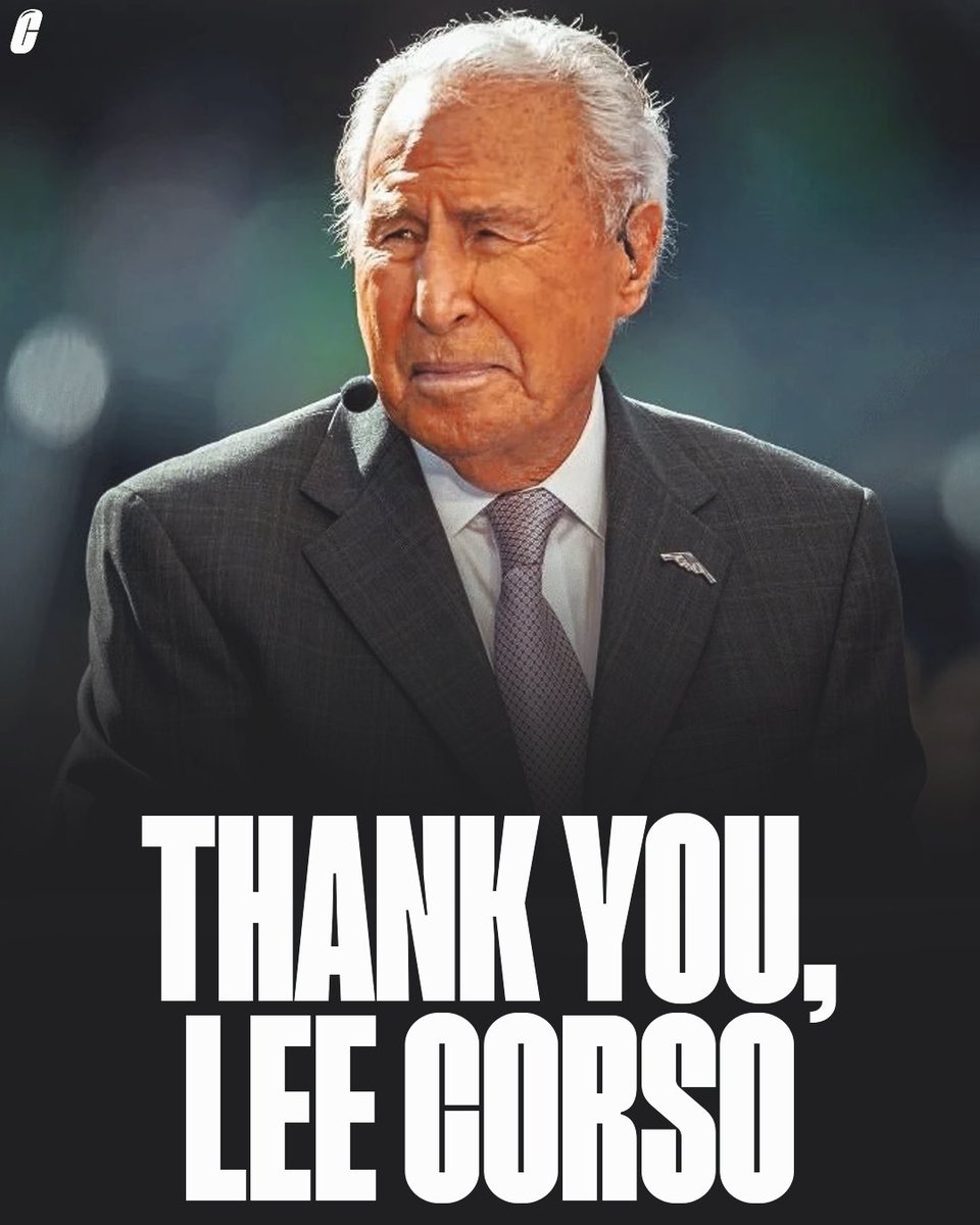 Goodbye to a legend 🫡 

Thanks for everything Lee