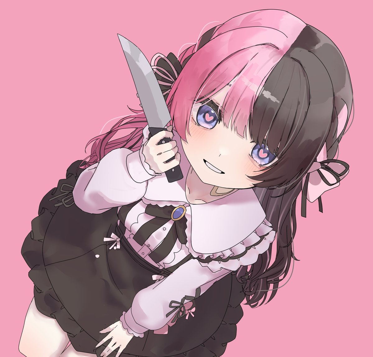 見てくれないと病んじゃうかも🔪❤️ #ひなのの絵なの