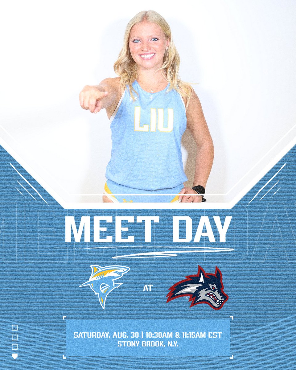 Back in action &amp; ready for our season opener! #FinsUp 🦈

🏟️| Stony Brook University
📍| Stony Brook, N.Y.
⏰| 10:30am EST (Men’s) &amp; 11:15am EST (Women’s)
📊| elitefeats.com/xc-Results/?ID…