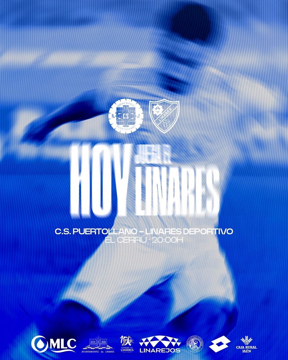 📣 𝐇𝐎𝐘 𝐉𝐔𝐆𝐀𝐌𝐎𝐒

¡Llegamos al último test de la #PretemporadaAzulilla! ⚽️

🔜 Terminan las pruebas y arranca lo serio. 🙌🏼

¡Vamoooooos! 🔥

#PuertollanoLinares
#EsLoQueEres 💙