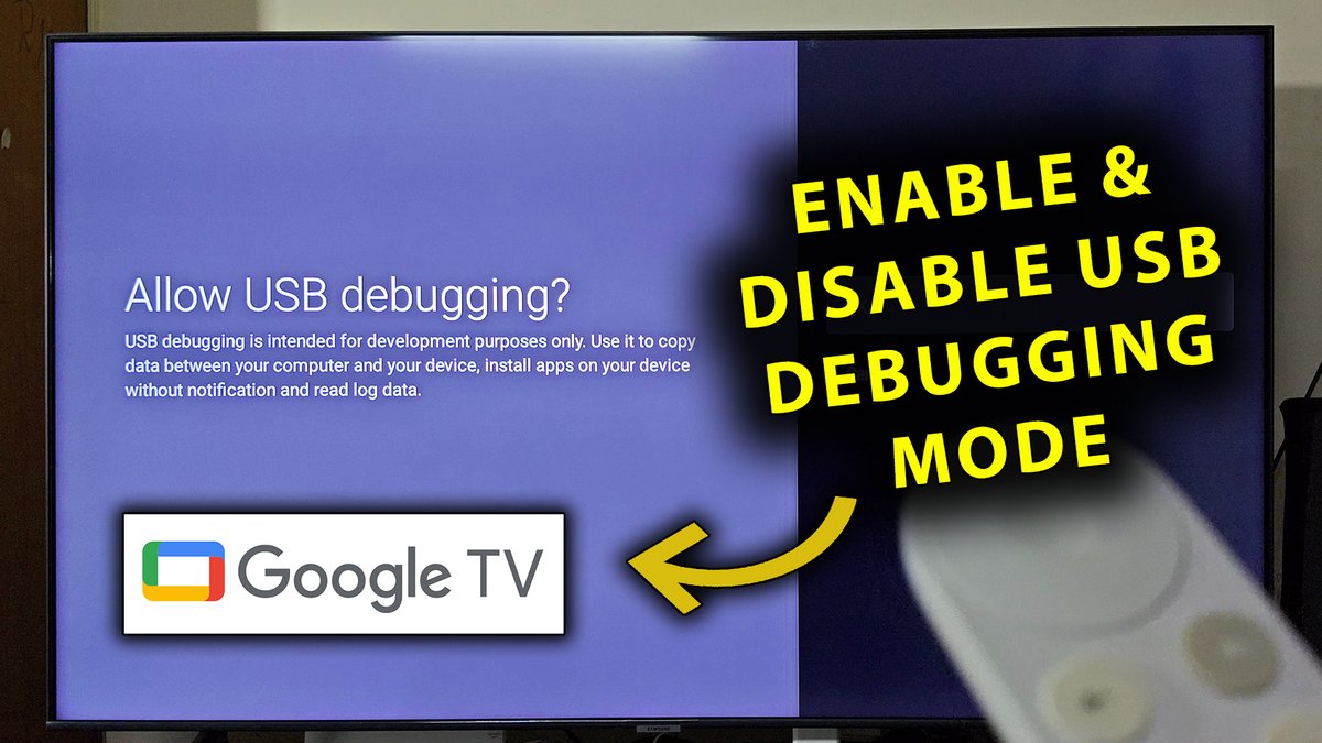 How To Enable &amp; Disable USB Debugging Mode On <a href="/Google/">Google</a> TV! (Quick Guide): youtu.be/iQTTX9soj_8