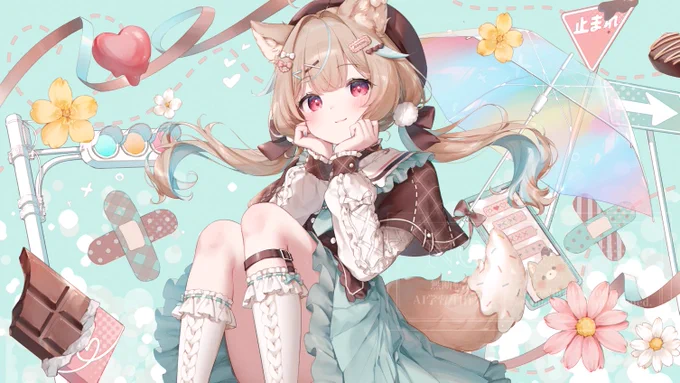 甘狼このみ様「メランコリック」歌ってみたのイラストを描かせていただきました!