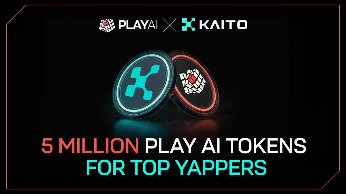 Lonercrypt$solix⛺ (@crypto_miner39) on Twitter photo This is very huge Reward Pool
.<a href="/playAInetwork/">Play AI 🎲🎮</a> will be rewarding top yappers with 0.5% out of their total supply, that's very massive
This is your chance to claim a share of this pool, get in now
yaps.kaito.ai/playai This is very huge Reward Pool
.<a href="/playAInetwork/">Play AI 🎲🎮</a> will be rewarding top yappers with 0.5% out of their total supply, that's very massive
This is your chance to claim a share of this pool, get in now
yaps.kaito.ai/playai