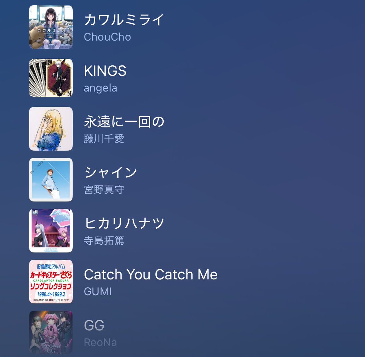 たぬきち お風呂中に聴いてた楽器たち🎧 今日のアニサマセトリもあって、むちゃ