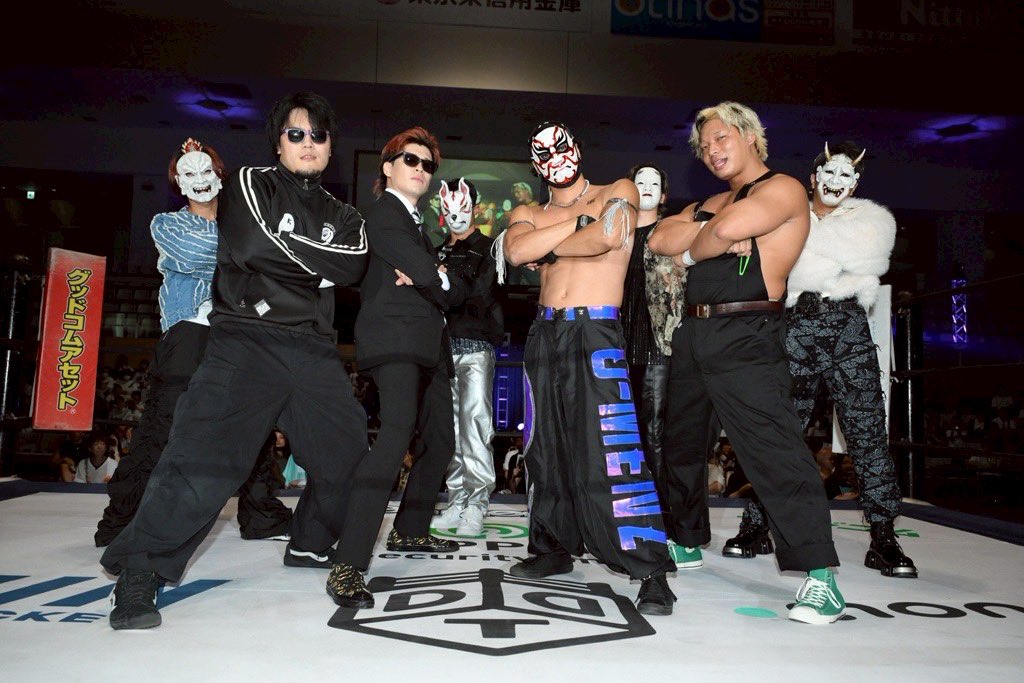 一大勢力って感じ。

隈ちゃん、O-MENZの皆さんありがと！

#ddtpro
#omenz 
#StrangeLoveC  
#WrestlePeterPan