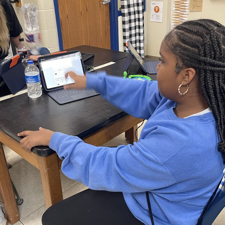 Sixth grade science students learned about variables in experiments &amp; how to develop a claim with their data as evidence. Students did a bottle flip lab to apply these concepts. Thanks to all the families for sending different size water bottles to make this possible! 1 of 2