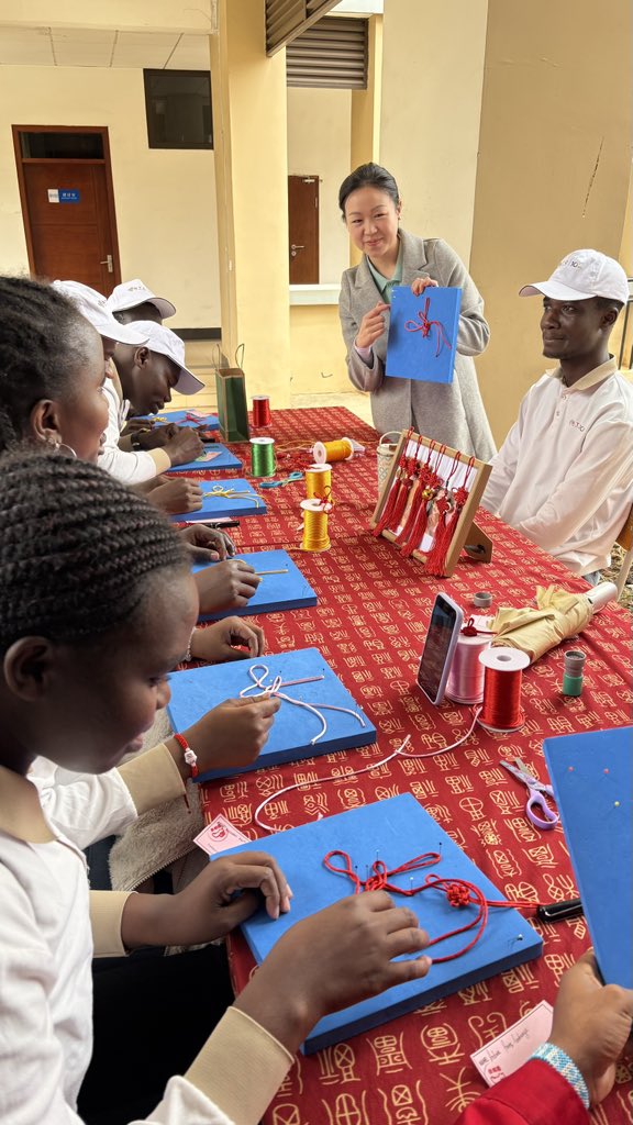 Beyond technology, we embrace culture. 🌸 Today our ATC participants immersed themselves in rich Chinese traditions building bridges through learning and exchange. 🌍✨ #AfricaTechChallenge #CulturalExchange