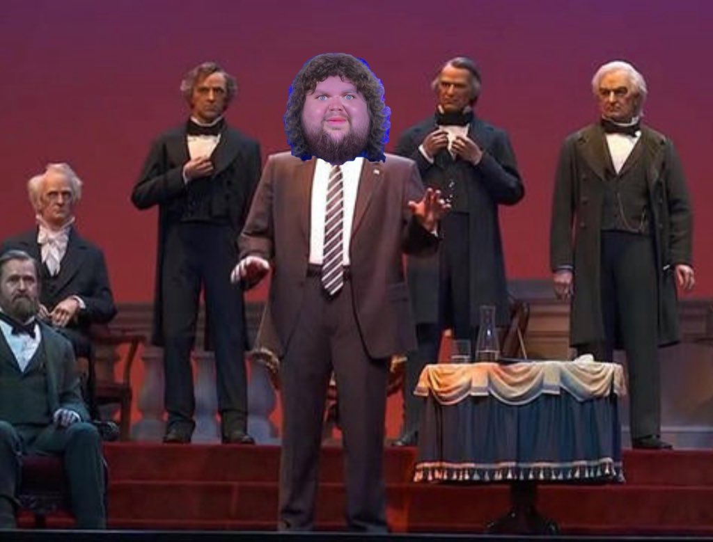 GratThemeParks's tweet photo. Reports are coming in that The Hall of Presidents was quietly updated last night. The Donald Trump animatronic hasn’t been seen since Tuesday. https://t.co/d20EgMR2Di