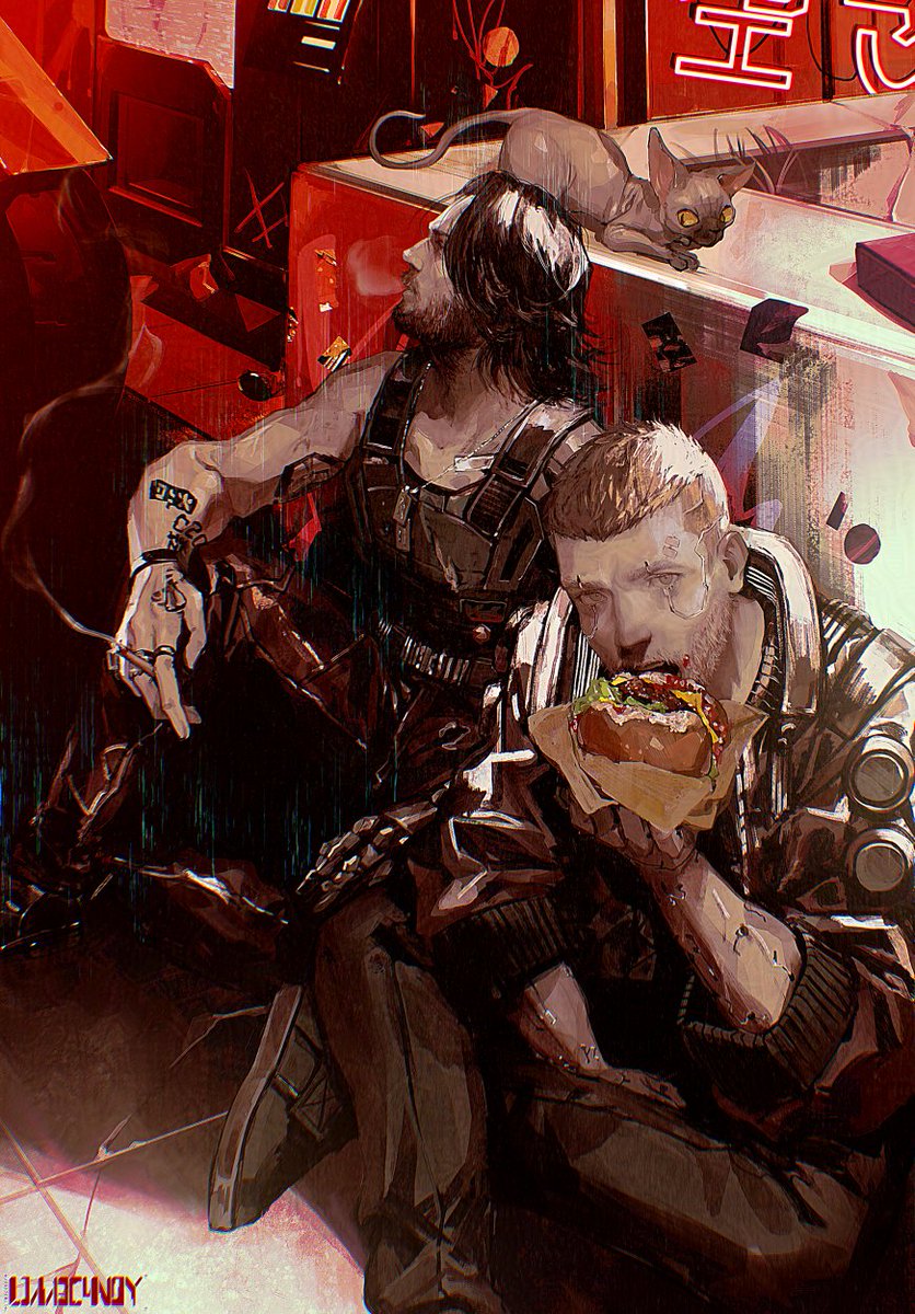 いっぱいもぐもぐしてほしい～‖ FANART : Cyberpunk 2077