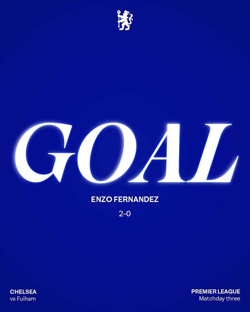 Enzo converts from the spot! 😎

🔵 2-0 ⚪️ [56]  #CFC | #CHEFUL

#ฟุตบอลวันนี้ #ผลบอลสด