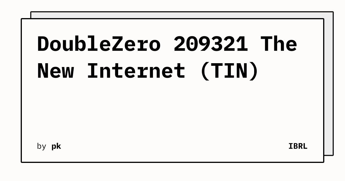 _IBRL_'s tweet image. Welcome to TIN