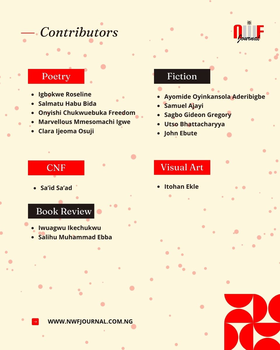 NWFJournal's tweet image. We are delighted to unveil the cover of NWFJournal, Issue 2, arriving September 2nd.

Stay tuned for the full release on September 2nd.

#NWFJournal #Issue2 #CoverReveal #NorthernWriters