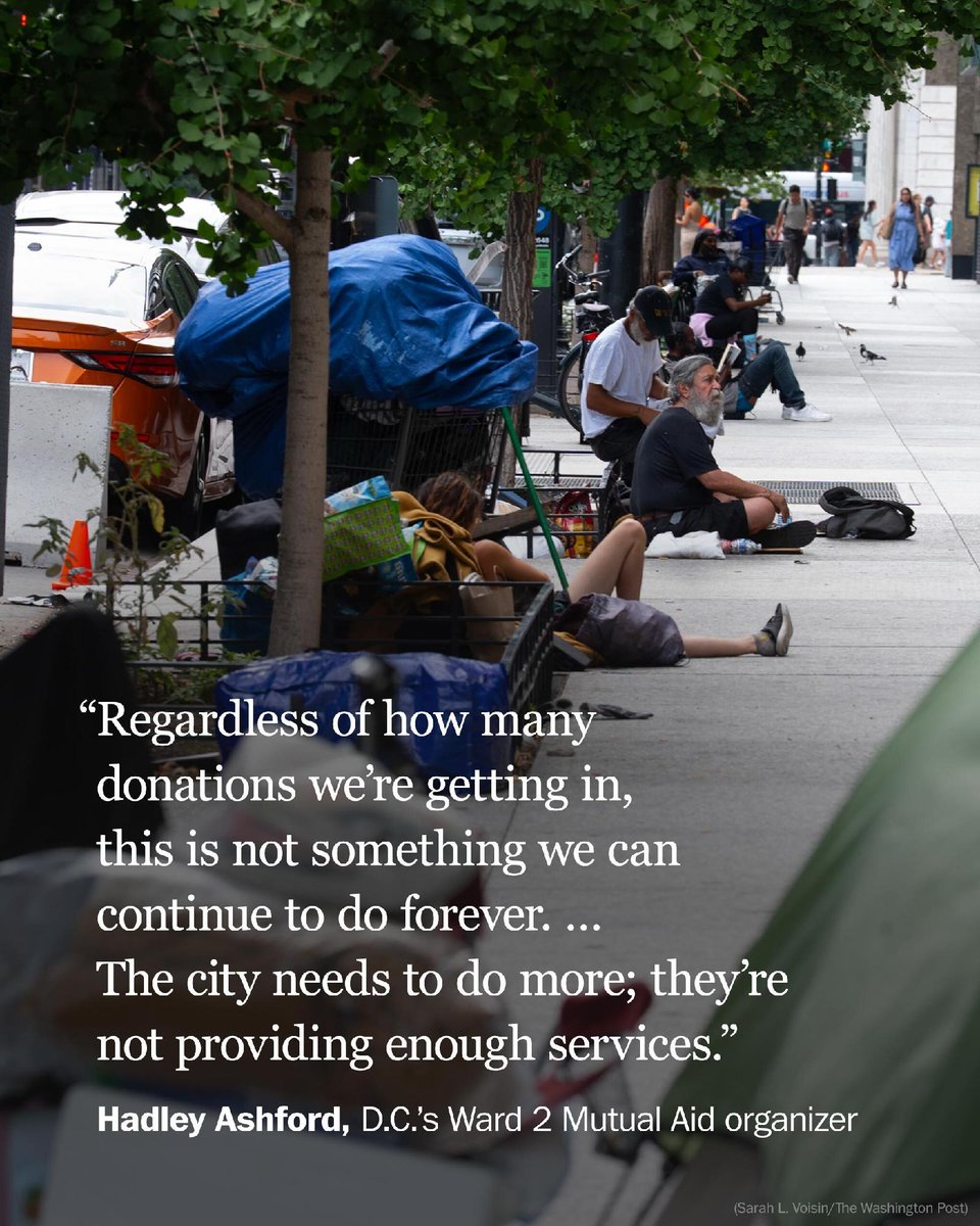President Trump's crusade against D.C.’s homelessness fails to solve some of its deepest struggles: There are not enough services, subsidies or beds to house the thousands of adults and children in the District without permanent housing. wapo.st/4p6sbgD