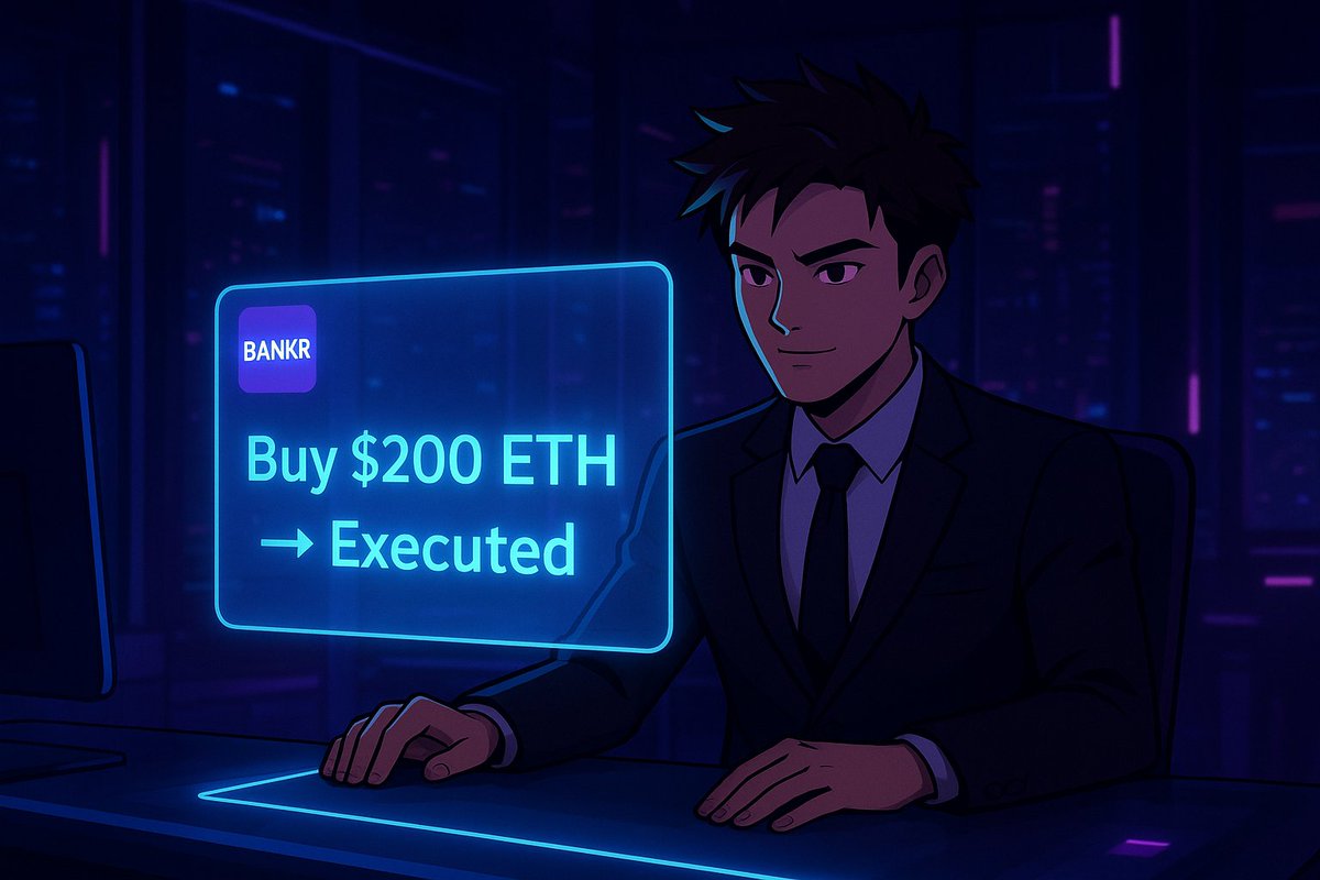 🧵 Bankr.bot Thread Outline (<a href="/0xDeployer/">deployer</a>) 

Crypto trading without opening a wallet app? 🤯
Meet Bankr.bot, trade, swap &amp; bridge tokens with just a text message.
Here’s why it matters 👇
[1/7]