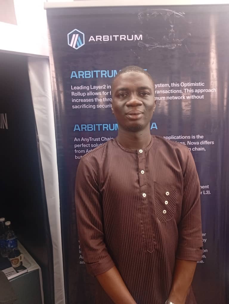 adebodebolaji's tweet image. Okay !!! Grand finale at the #web3lagoscon with and connected with the team @arbitrum and their team. 

#arbitrumeverywhere