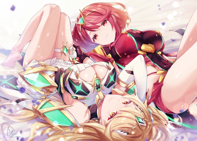 『煌焔』 ※イラスト本の描きおろし絵・part2 #ゼノブレイド2 #XenobladeChronicles2