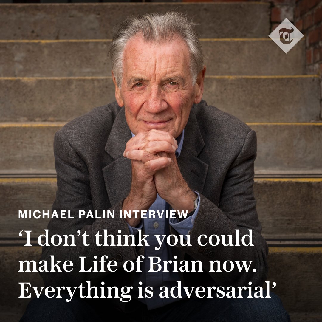 Telegraph's tweet image. 🗣️ “Back then, it was acknowledged that some people had old-fashioned views, and that was that"

Michael Palin is on his travels again at 82. Looking back, he wonders how Monty Python would work in today’s opinionated world

Read the full interview ⬇️
telegraph.co.uk/tv/0/michael-p…