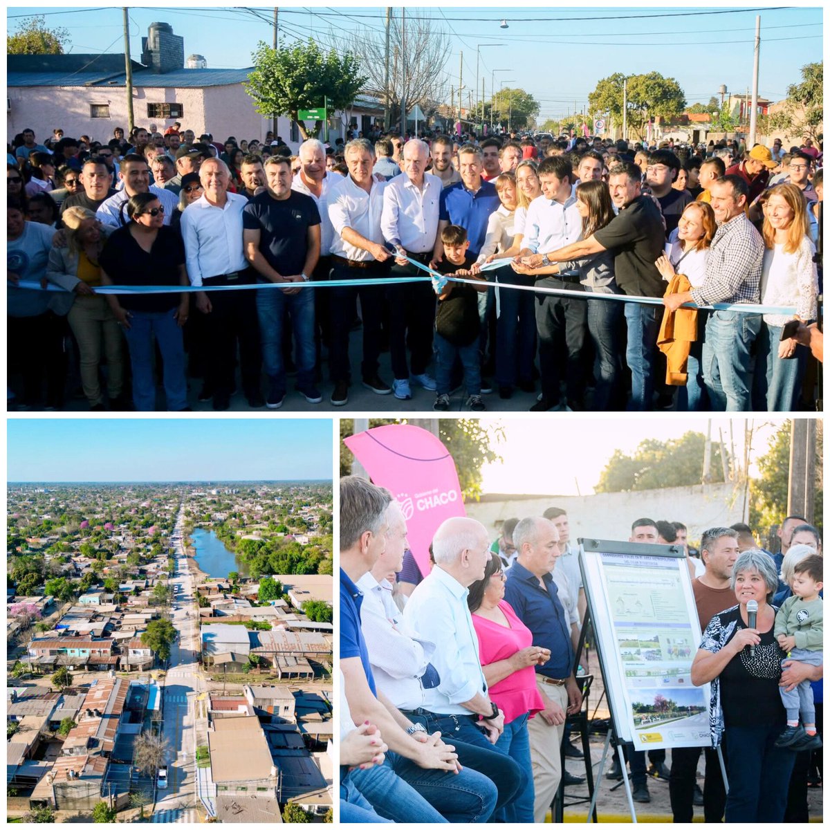Luego de 40 años de espera se logró la pavimentación de la calle Tránsito Cocomarola entre la Av Edison y la Av Castelli! Gran esfuerzo del <a href="/GobiernoChaco/">Gobierno del Chaco</a> <a href="/ChacoDvp/">Dirección de Vialidad Provincial del Chaco</a> <a href="/LeandroZdero/">Leandro Zdero</a> 👏🏻👏🏻👏🏻👏🏻👏🏻