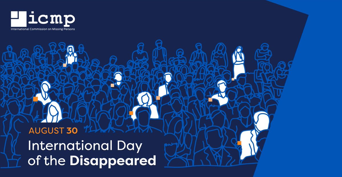 🕊️ Today is #InternationalDayOfTheDisappeared. According <a href="/TheICMP/">ICMP</a>, the missing persons numbers are rising globally due to #climatechange and geopolitical instability. Events worldwide mark the day, highlighting families' ongoing search for truth and accountability. From Ukraine's
