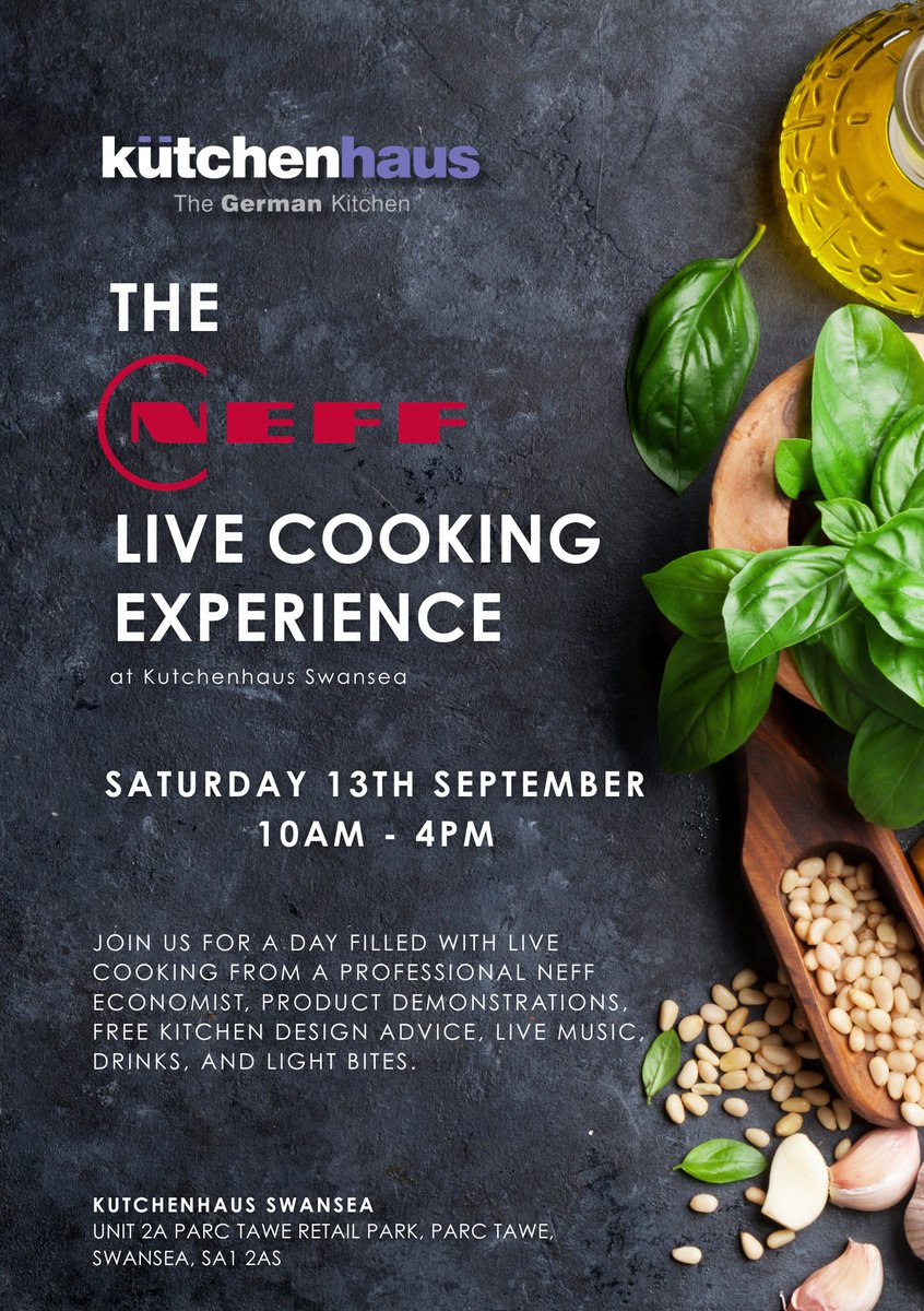 You are invited! 🎉

📅Saturday 13th September
⏲10AM –  4PM
📍Kutchenhaus, Unit 2A, Parc Tawe Retail Park, Swansea SA1 2AS