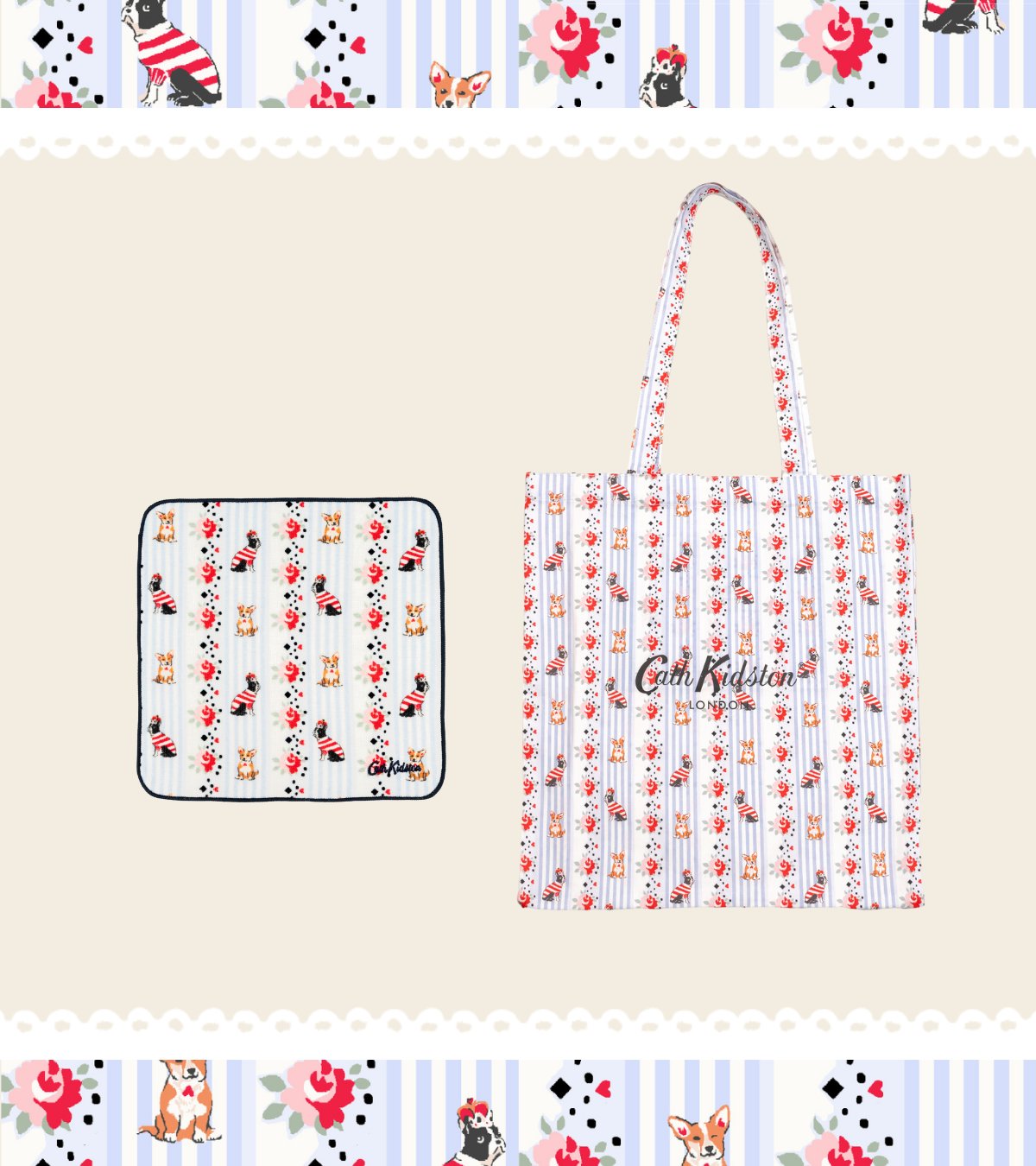 【ジャッキー】未使用 キャスキッドソン ニューローズブルームウイークエンド ☆キャスキッドソン ウィークエンドバッグ ニューローズブルーム