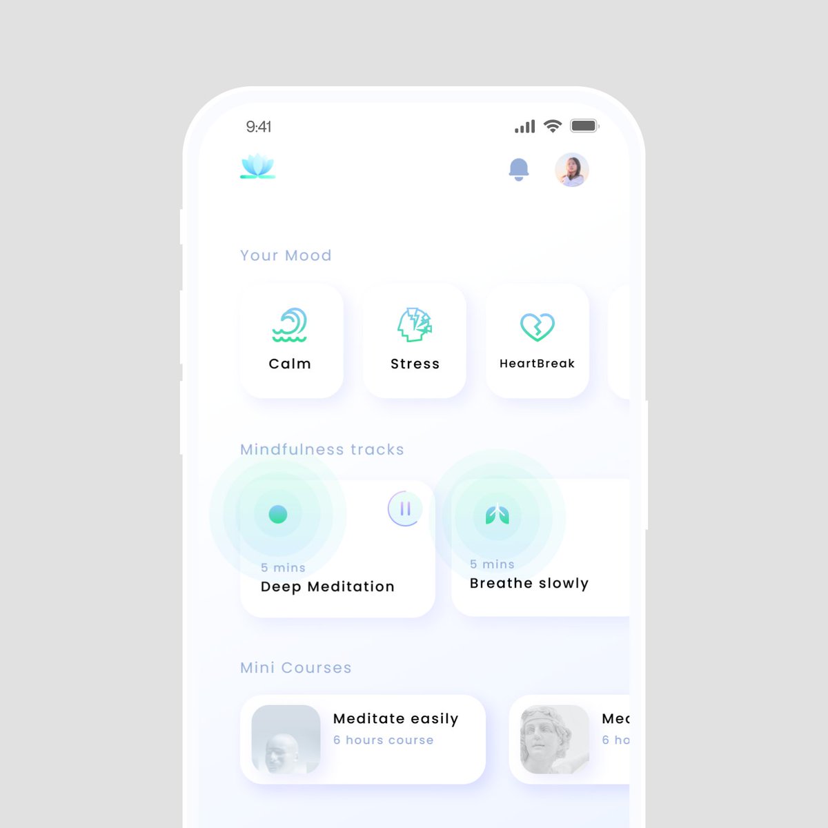 lazy_ux's tweet image. Wellness app design
